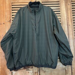 Fuzzy Zoeller Mens Golf Pullover Reversible Half Zip Windbreaker XL